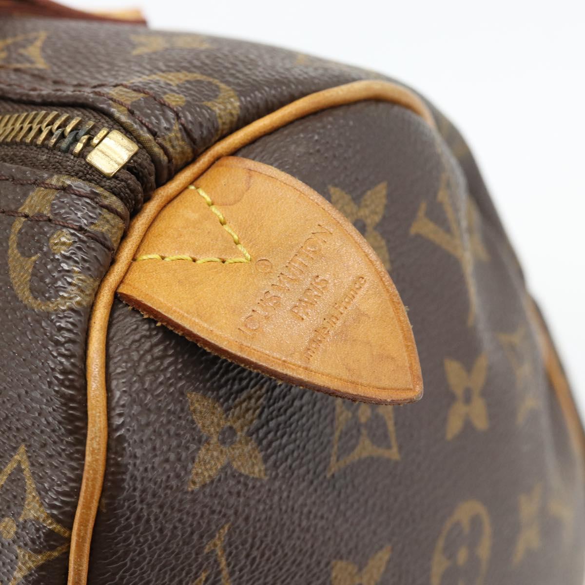 LOUIS VUITTON Monogram Speedy 25 Hand Bag M41528 LV Auth 182161A