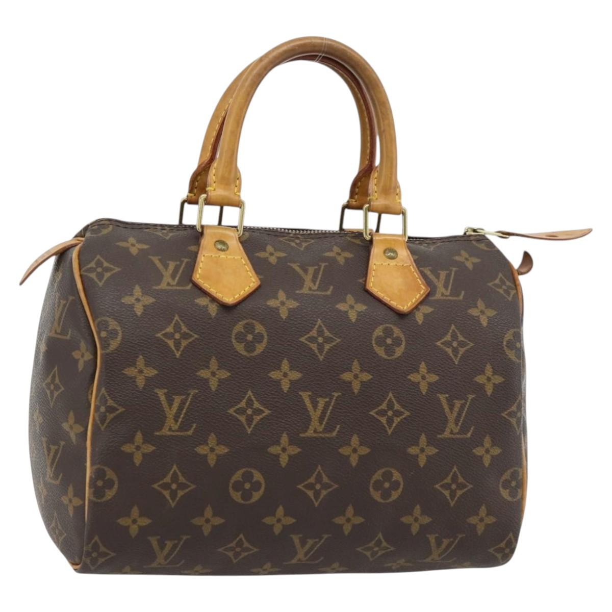 LOUIS VUITTON Monogram Speedy 25 Hand Bag M41528 LV Auth 182161A