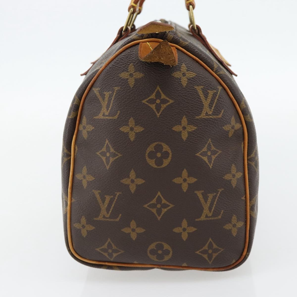 LOUIS VUITTON Monogram Speedy 25 Hand Bag M41528 LV Auth 182161A