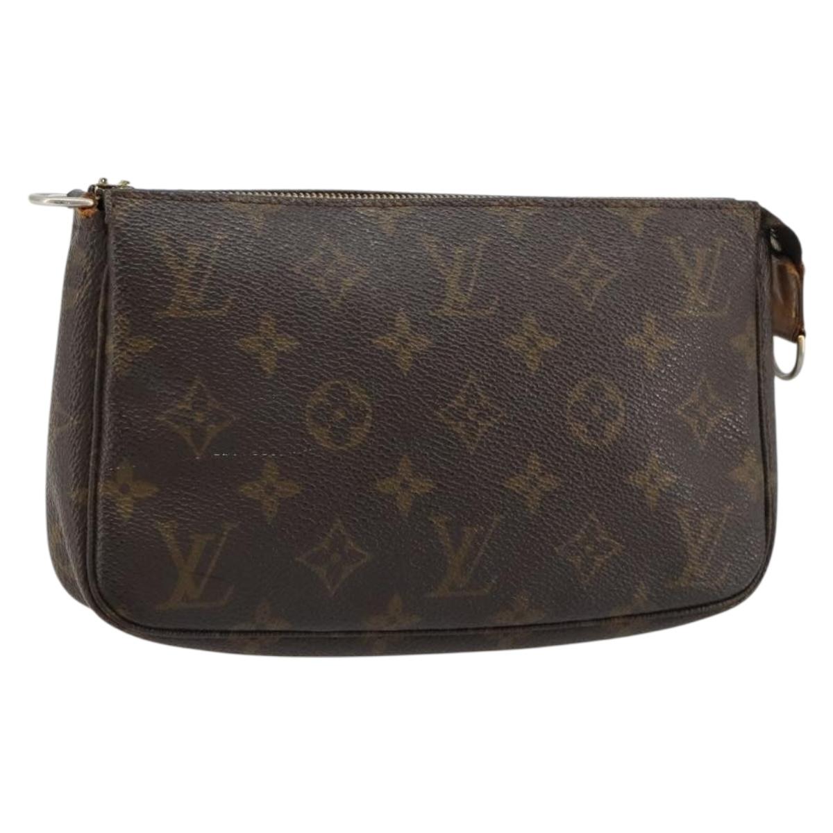 LOUIS VUITTON Monogram Pochette Accessoires Accessory Pouch M51980 Auth 182165