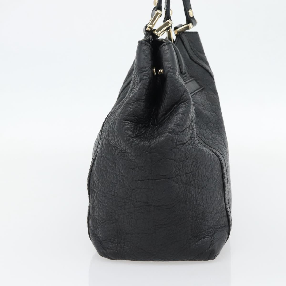 GUCCI GG Canvas Guccissima Tote Bag Leather Black Gold 233607 Auth 182177V