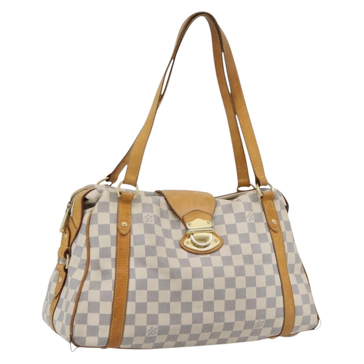 LOUIS VUITTON Damier Azur Stresa PM Tote Bag M51188 LV Auth 182197