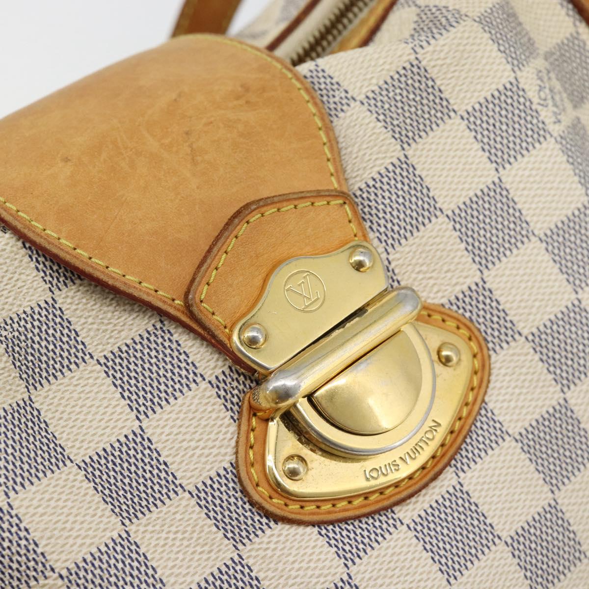 LOUIS VUITTON Damier Azur Stresa PM Tote Bag M51188 LV Auth 182197