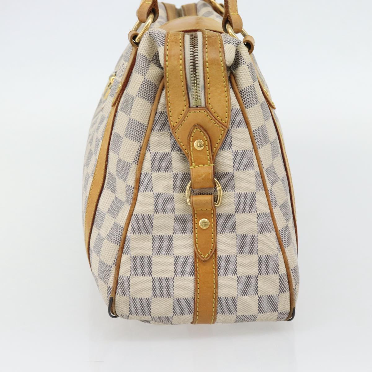 LOUIS VUITTON Damier Azur Stresa PM Tote Bag M51188 LV Auth 182197