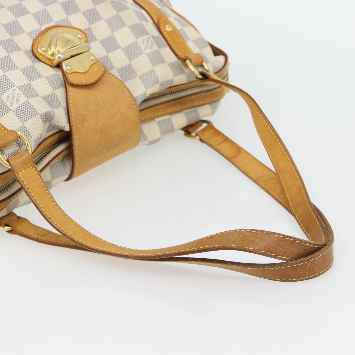 LOUIS VUITTON Damier Azur Stresa PM Tote Bag M51188 LV Auth 182197