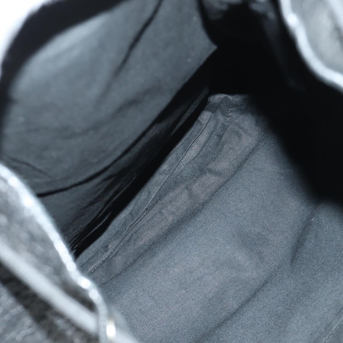 BALENCIAGA Classic Traveler Backpack Leather Black Silver 340139 Auth 182218V