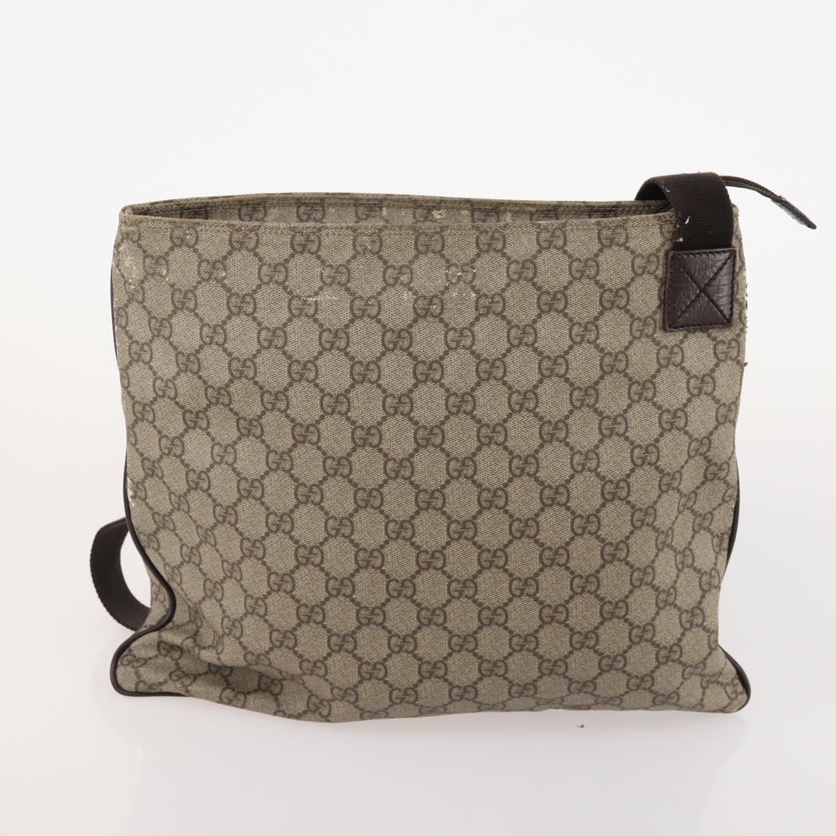 GUCCI GG Supreme GG Canvas Web Sherry Line Bag Nylon 5 Set Beige Auth 182268