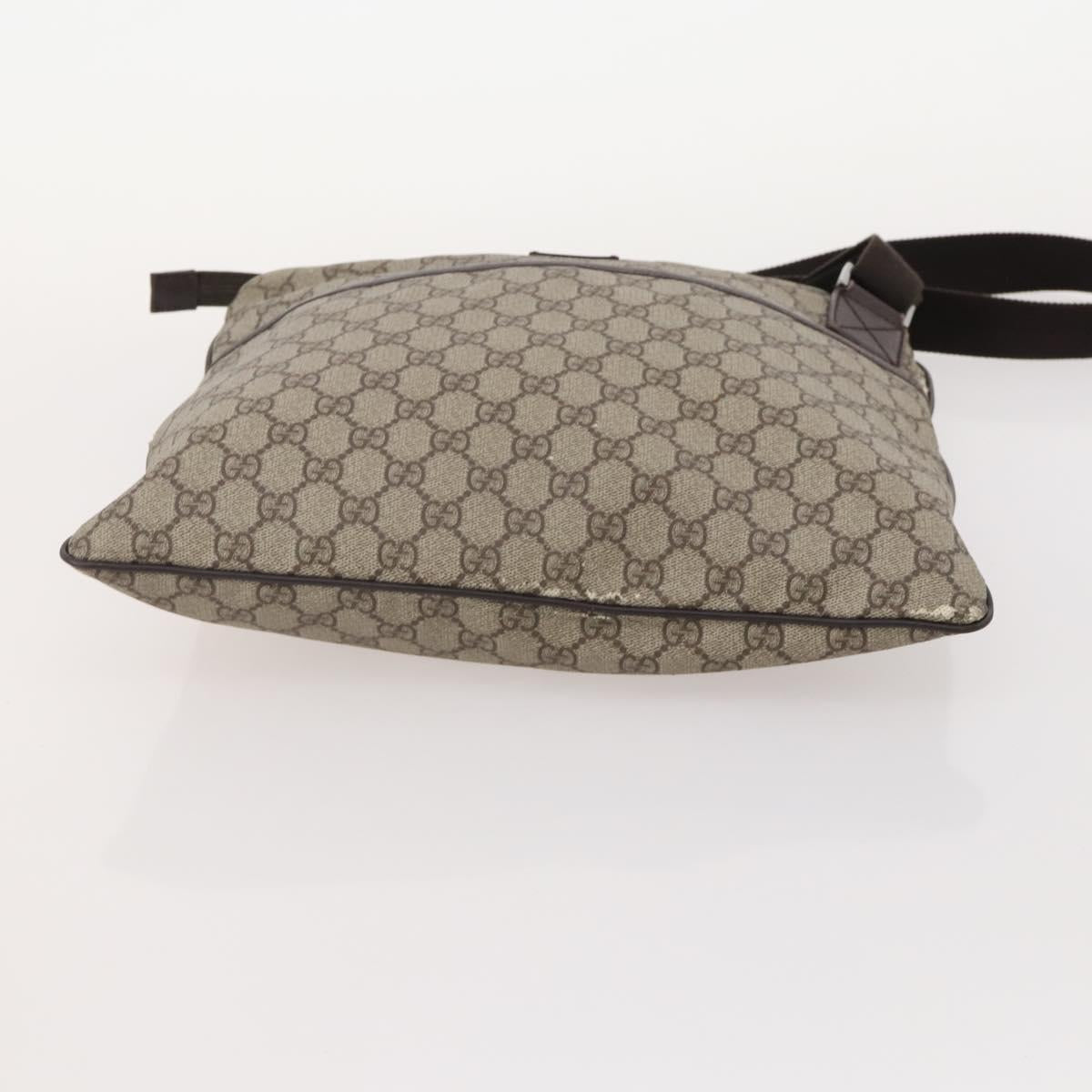 GUCCI GG Supreme GG Canvas Web Sherry Line Bag Nylon 5 Set Beige Auth 182268