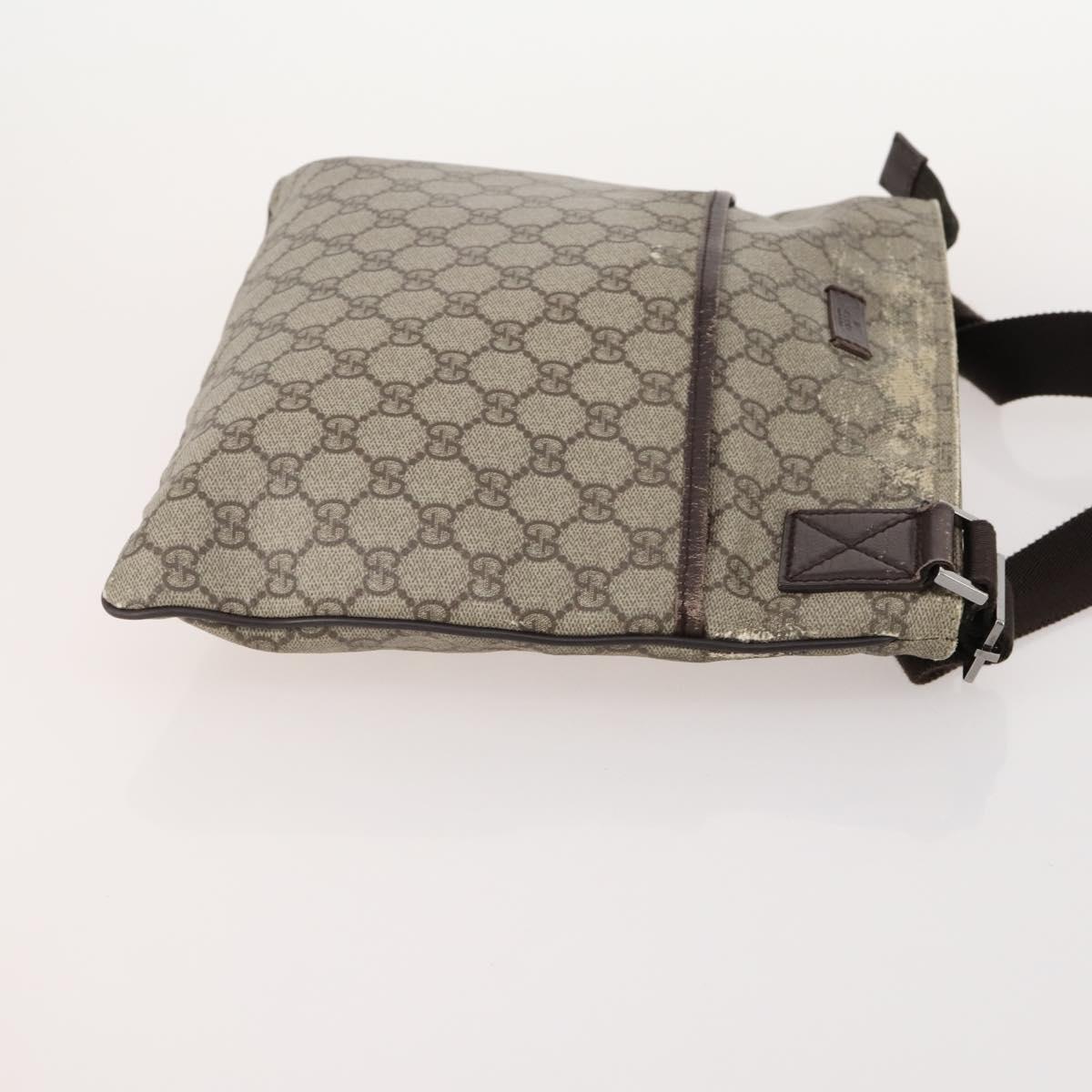 GUCCI GG Supreme GG Canvas Web Sherry Line Bag Nylon 5 Set Beige Auth 182268