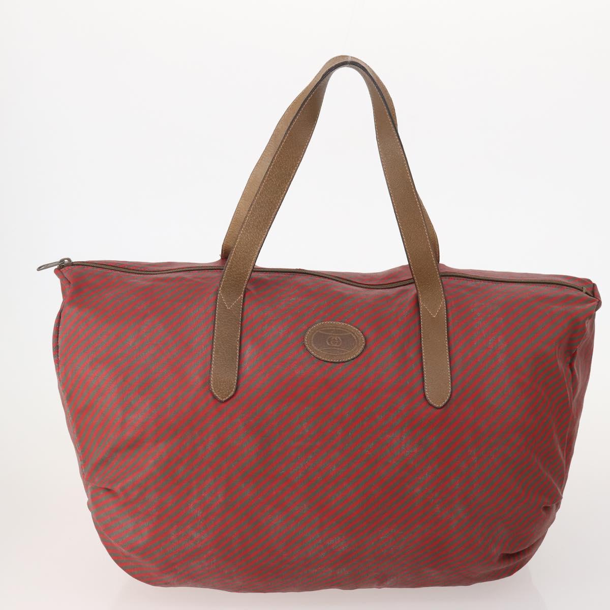 GUCCI GG Plus Supreme Web Sherry Line Bag Leather PVC Nylon 6 Set Auth 182271