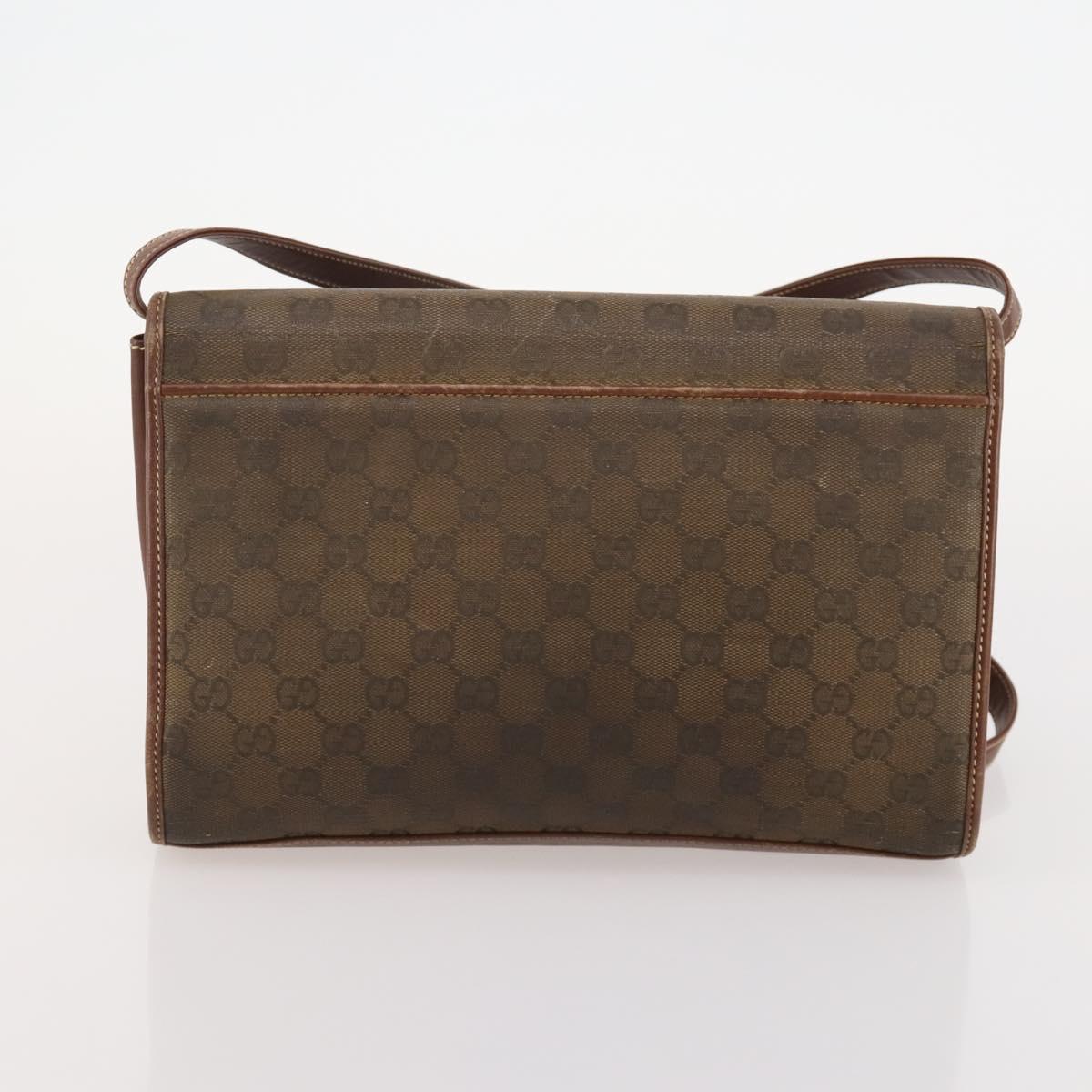 GUCCI GG Supreme Micro GG Supreme Web Sherry Line Bag PVC 3 Set Auth 182272