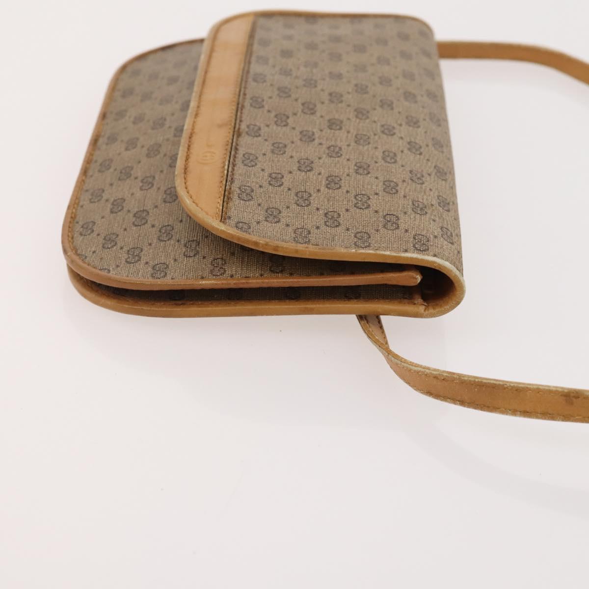 GUCCI GG Supreme Micro GG Supreme Web Sherry Line Bag PVC 3 Set Auth 182272