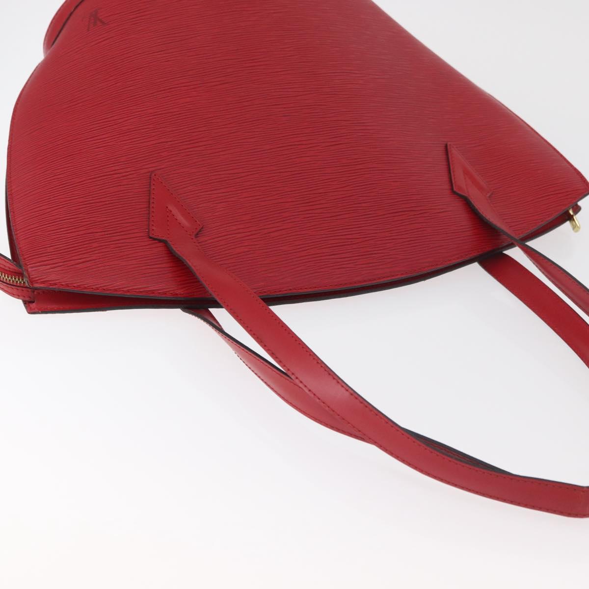LOUIS VUITTON Epi Saint Jacques Shopping Shoulder Bag Red M52277 LV Auth 182290