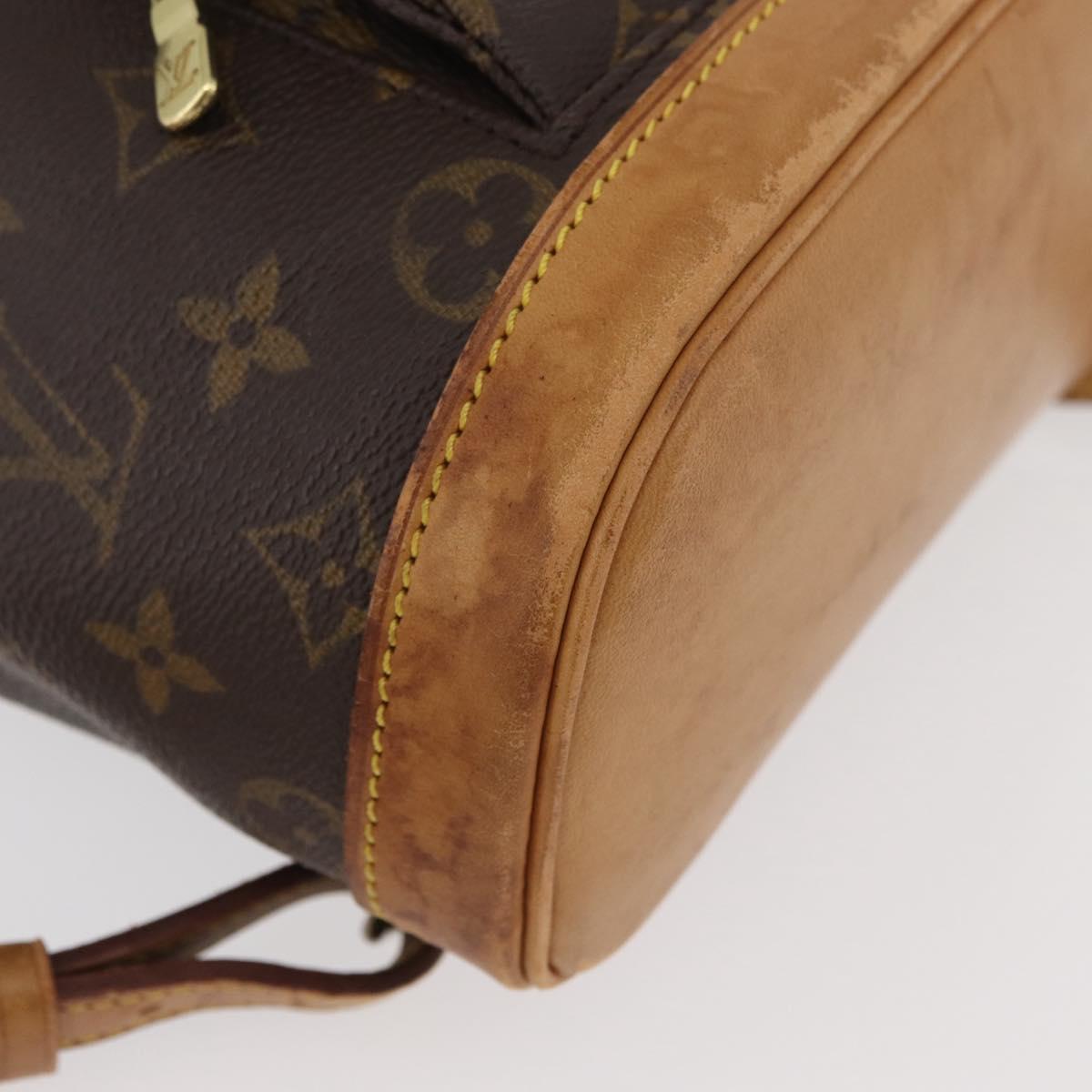 LOUIS VUITTON Monogram Montsouris PM Backpack M51137 LV Auth 182299