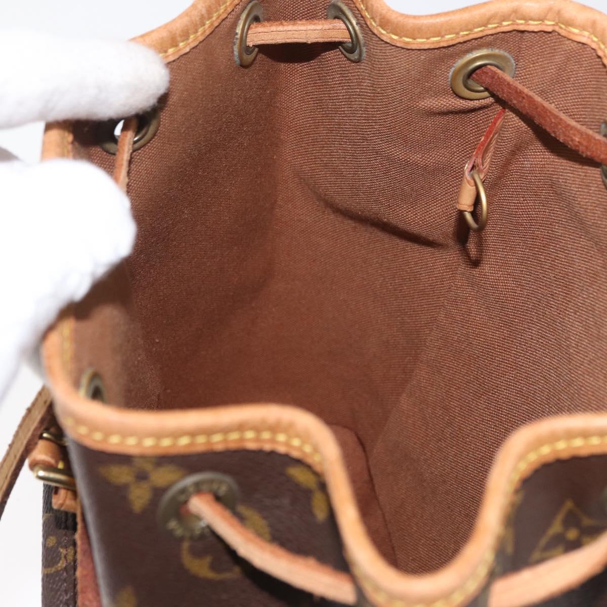 LOUIS VUITTON Monogram Montsouris PM Backpack M51137 LV Auth 182299