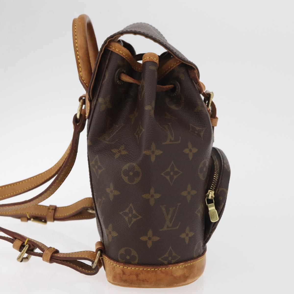 LOUIS VUITTON Monogram Montsouris PM Backpack M51137 LV Auth 182299