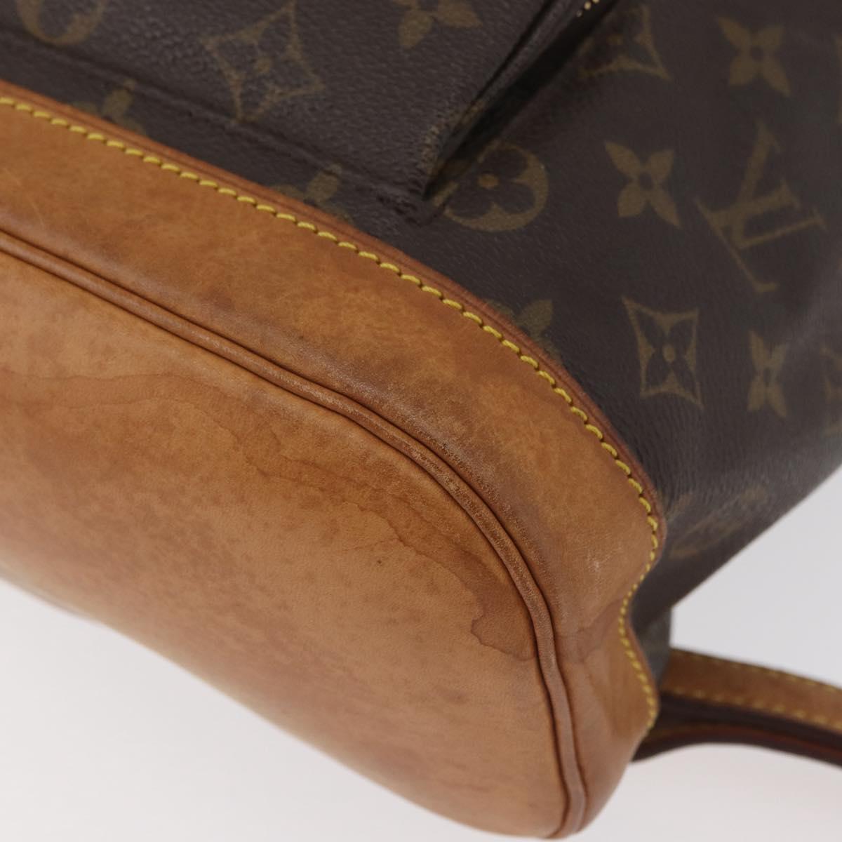 LOUIS VUITTON Monogram Montsouris MM Backpack M51136 LV Auth 182301
