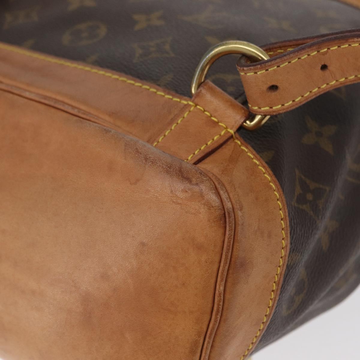 LOUIS VUITTON Monogram Montsouris MM Backpack M51136 LV Auth 182301