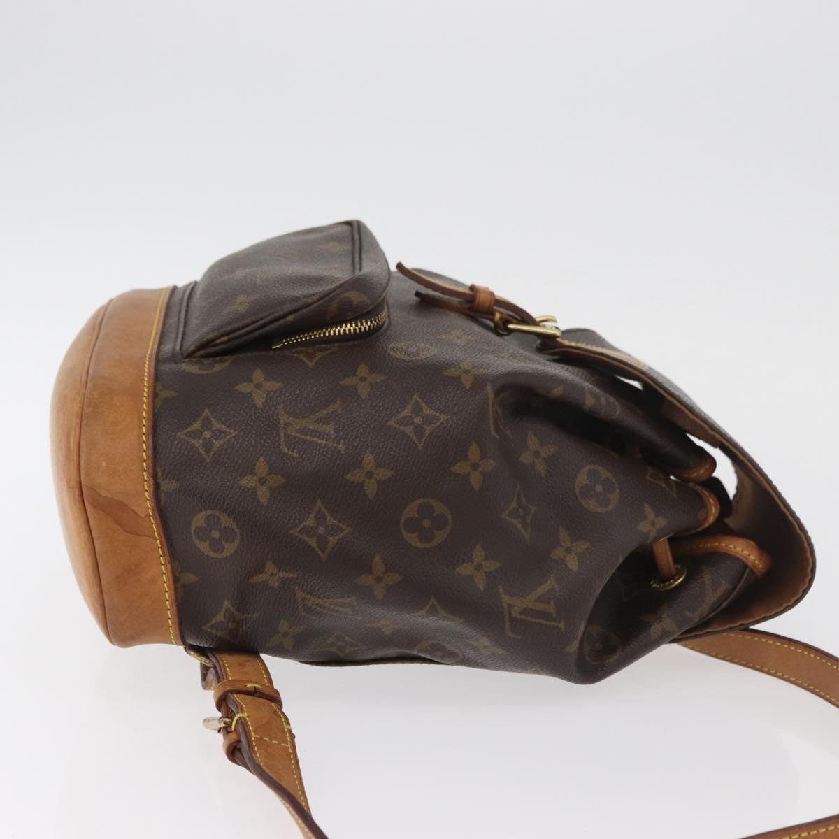 LOUIS VUITTON Monogram Montsouris MM Backpack M51136 LV Auth 182301