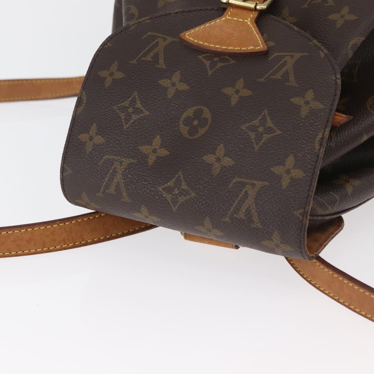 LOUIS VUITTON Monogram Montsouris MM Backpack M51136 LV Auth 182301