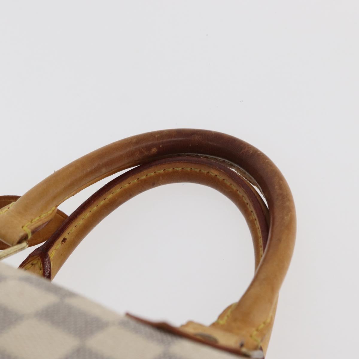 LOUIS VUITTON Damier Azur Speedy 25 Hand Bag N41534 LV Auth 182302