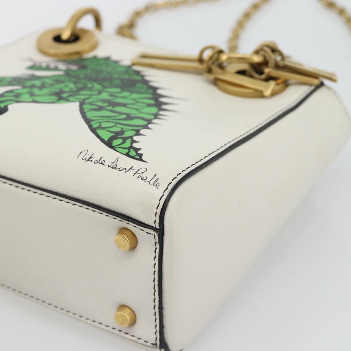 Christian Dior Lady Dior Niki de Saint Phalle Bag Leather 2way Auth 182304SAM
