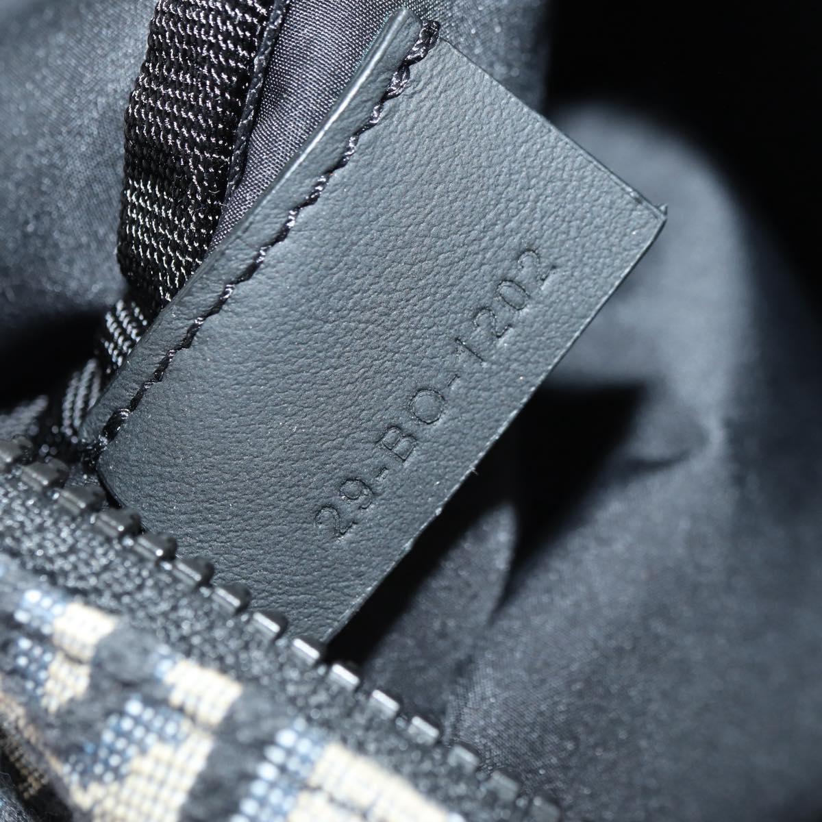 Christian Dior Trotter Canvas Oblique Rabbit Mini Roller Bag Navy Auth 182307SAM