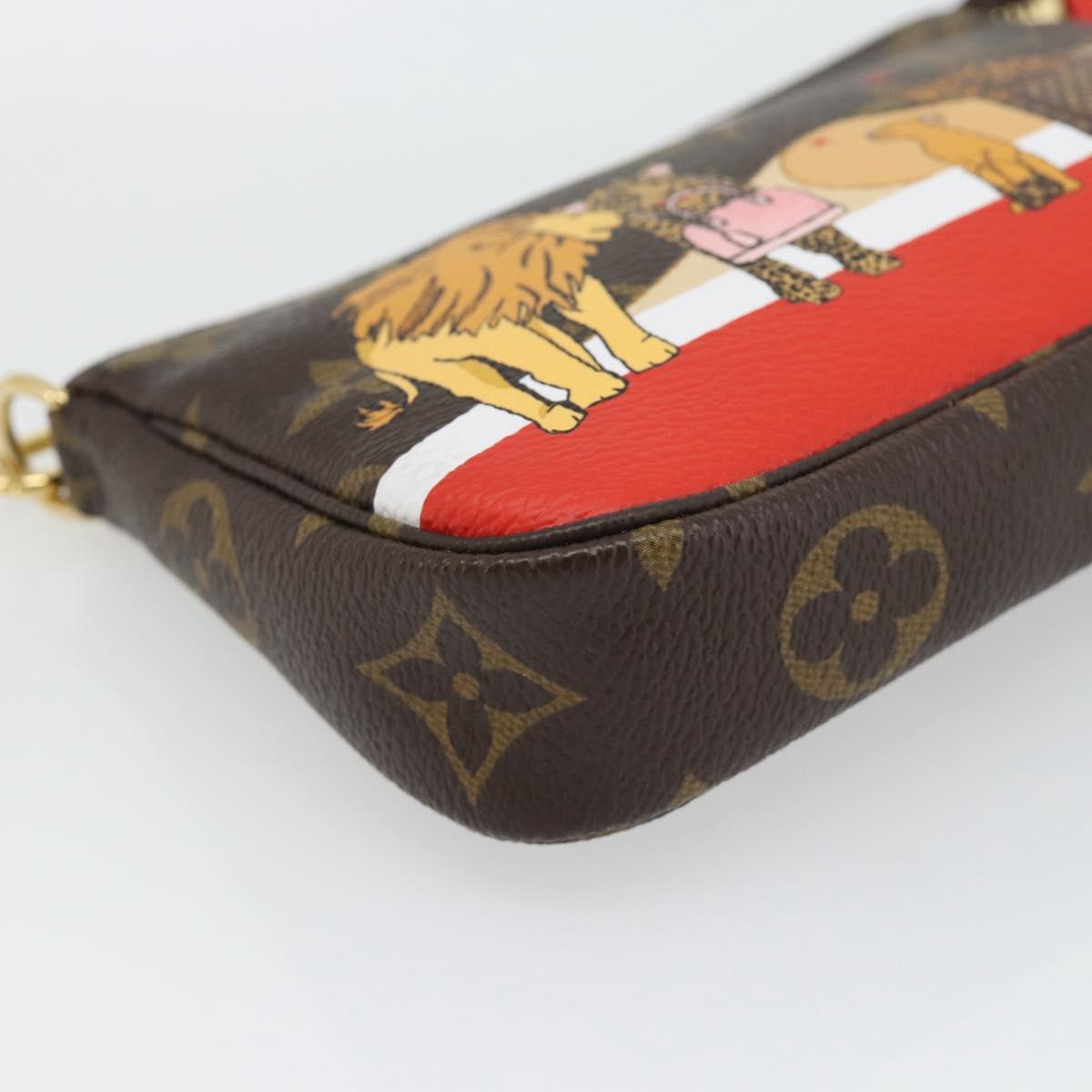 LOUIS VUITTON Monogram Mini Pochette Accessoires Pouch M63830 LV Auth 182310SAM
