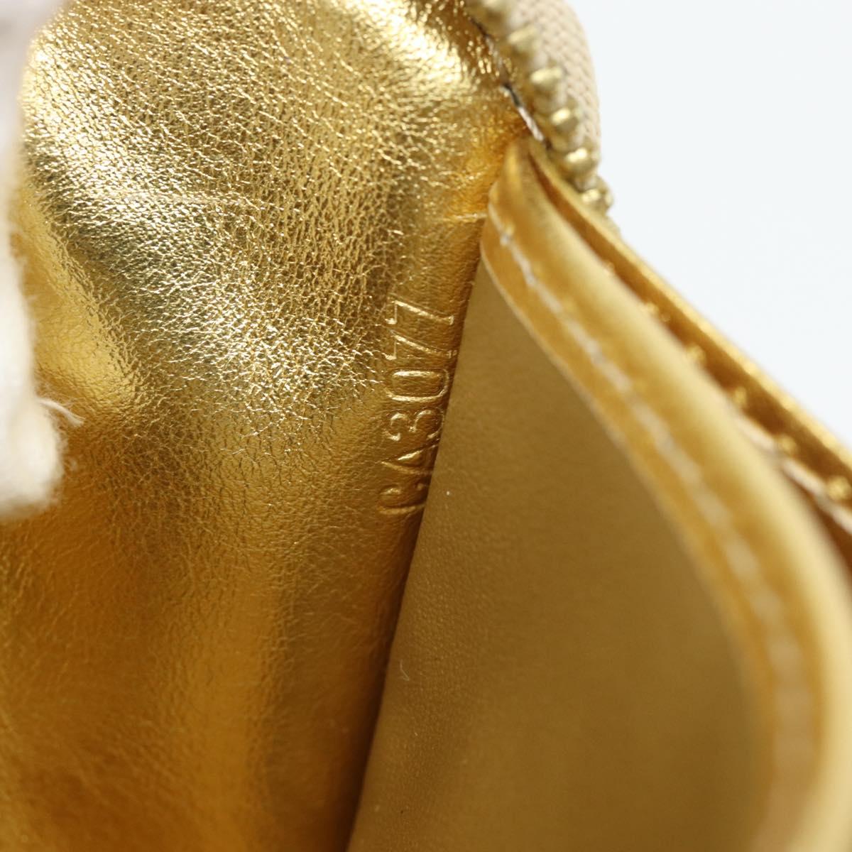 LOUIS VUITTON Zippy Wallet Long Wallet Suhari Gold M95569 LV Auth 182314A