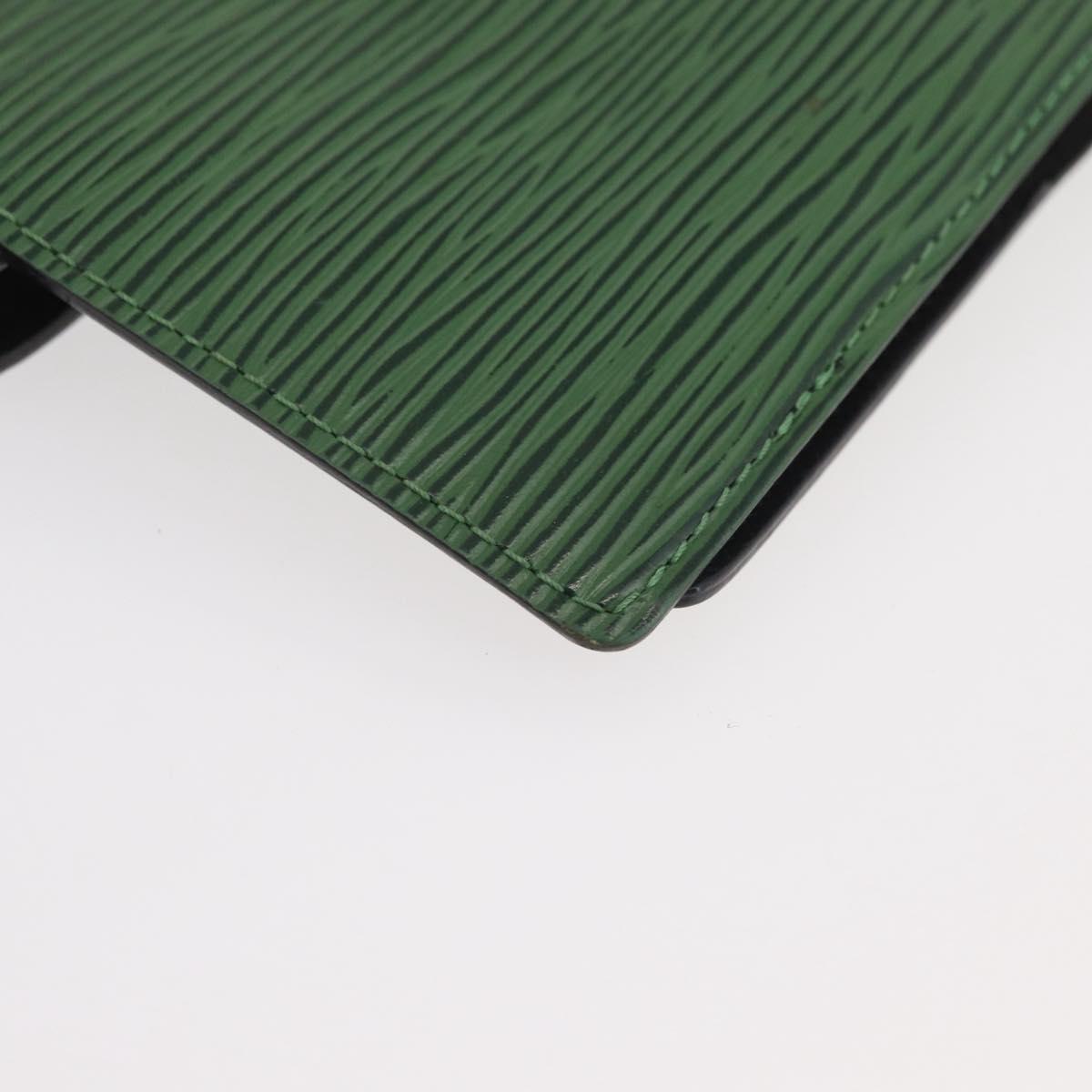 LOUIS VUITTON Epi Agenda PM Day Planner Cover Green R20054 LV Auth 182318