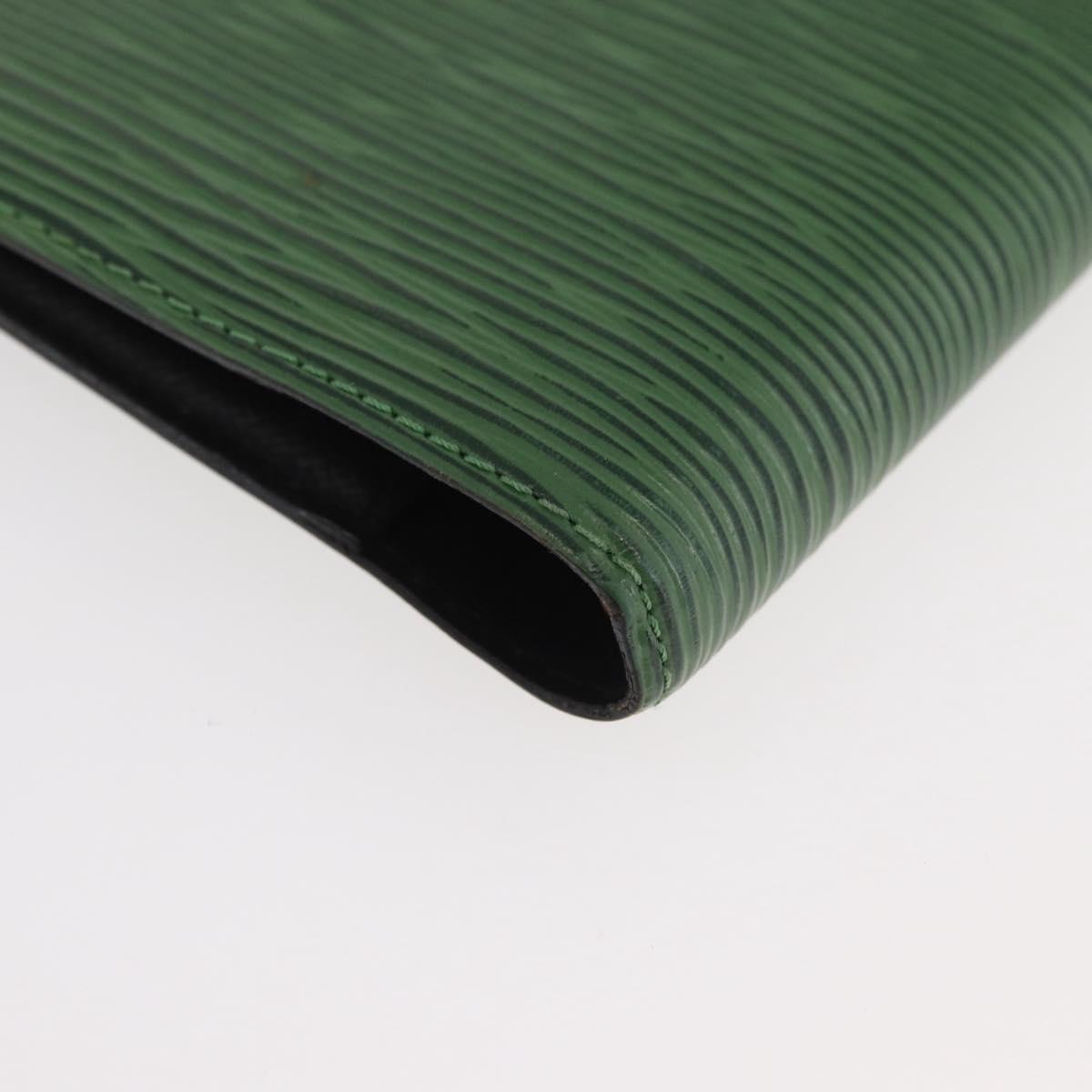 LOUIS VUITTON Epi Agenda PM Day Planner Cover Green R20054 LV Auth 182318