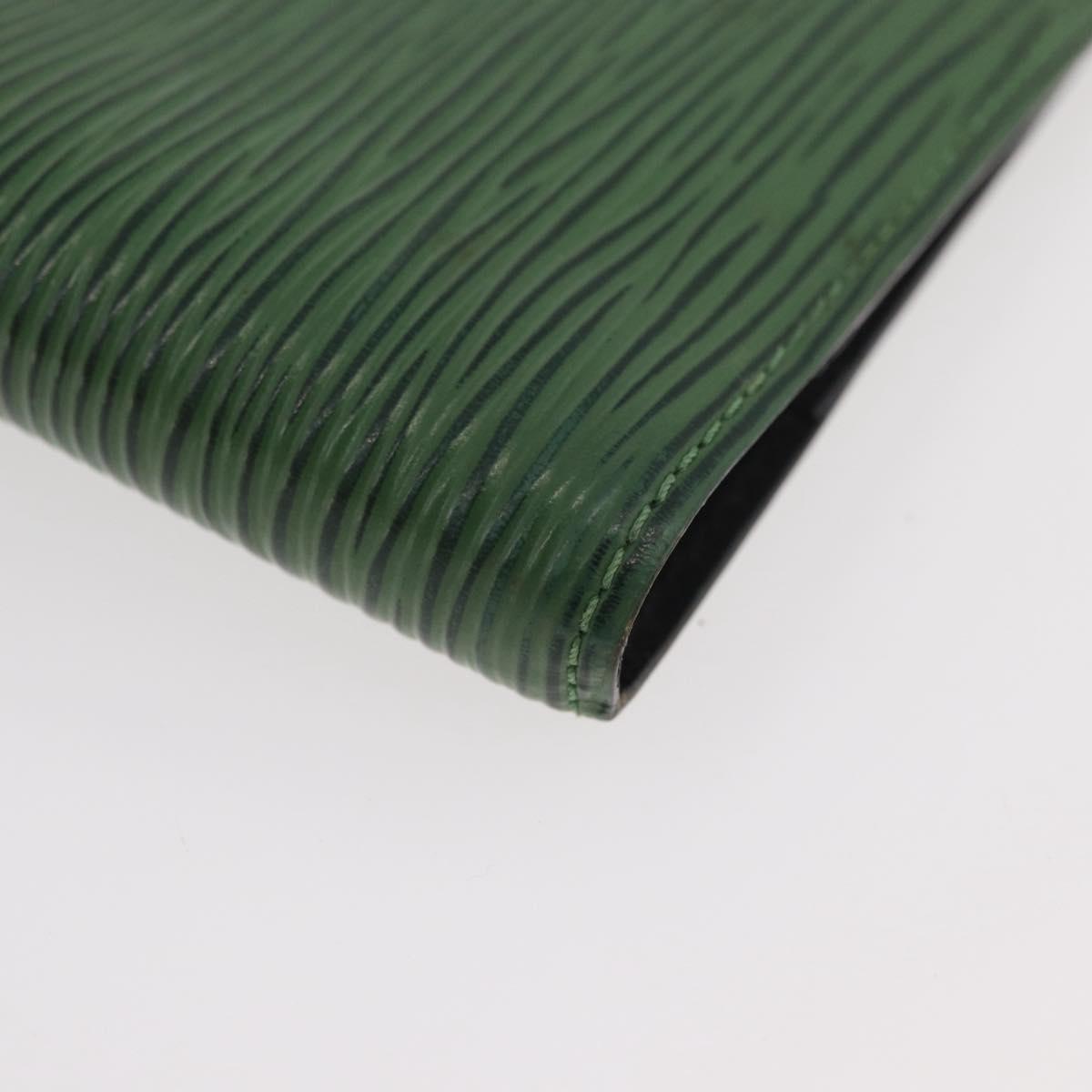 LOUIS VUITTON Epi Agenda PM Day Planner Cover Green R20054 LV Auth 182318