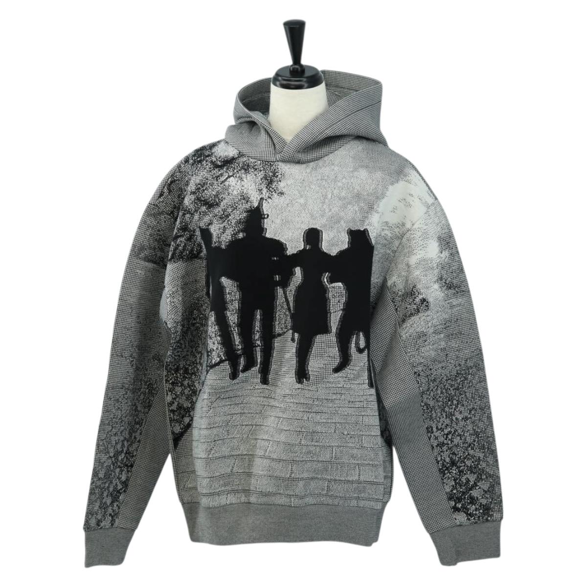 LOUIS VUITTON Wizard of Oz Hoody Cotton S Gray LV Auth 182322SM