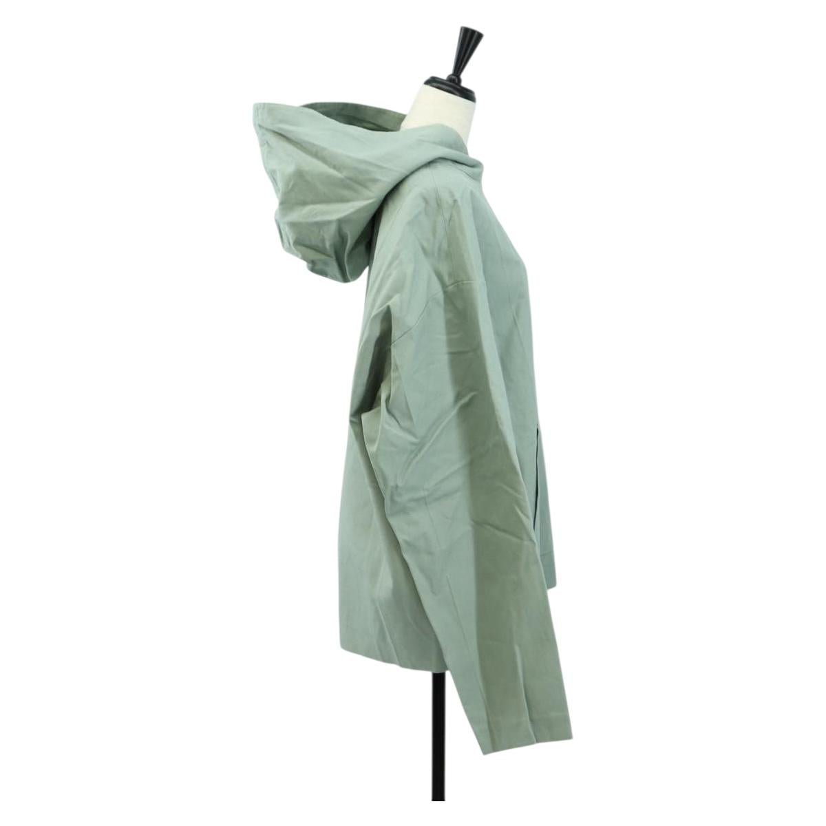 LOUIS VUITTON Hoody Cotton M Green LV Auth 182325SAM