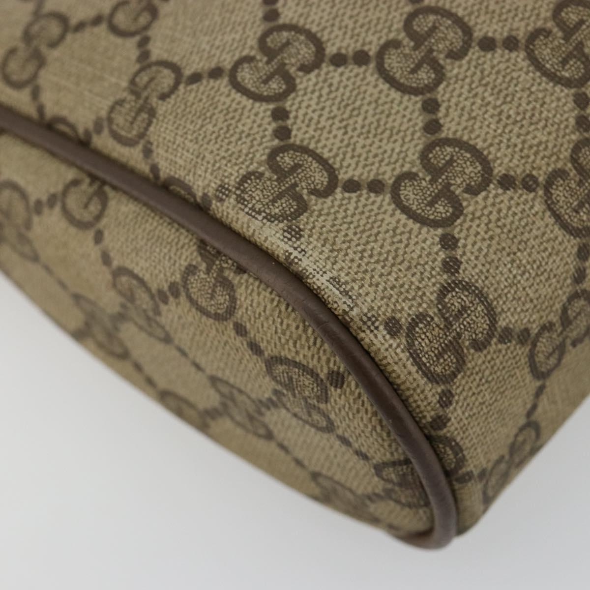 GUCCI GG Supreme Web Sherry Line Bag Beige Red Green 63 01 012 Auth 182367