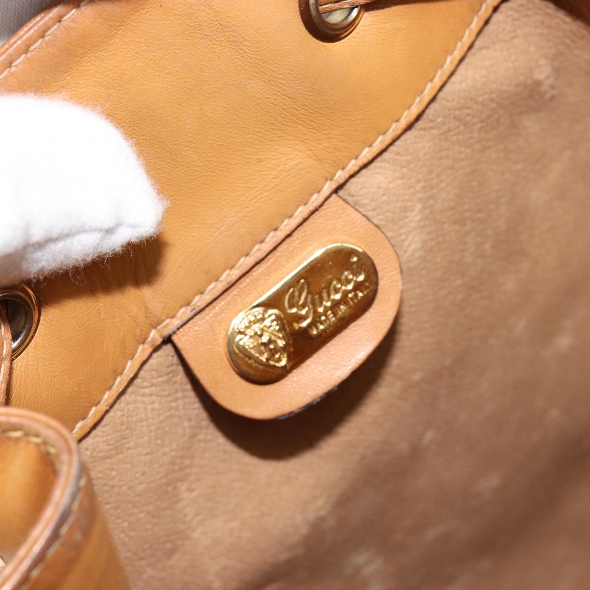 GUCCI Micro GG Supreme Web Sherry Line Bag PVC Beige 001 115 4793 Auth 182369