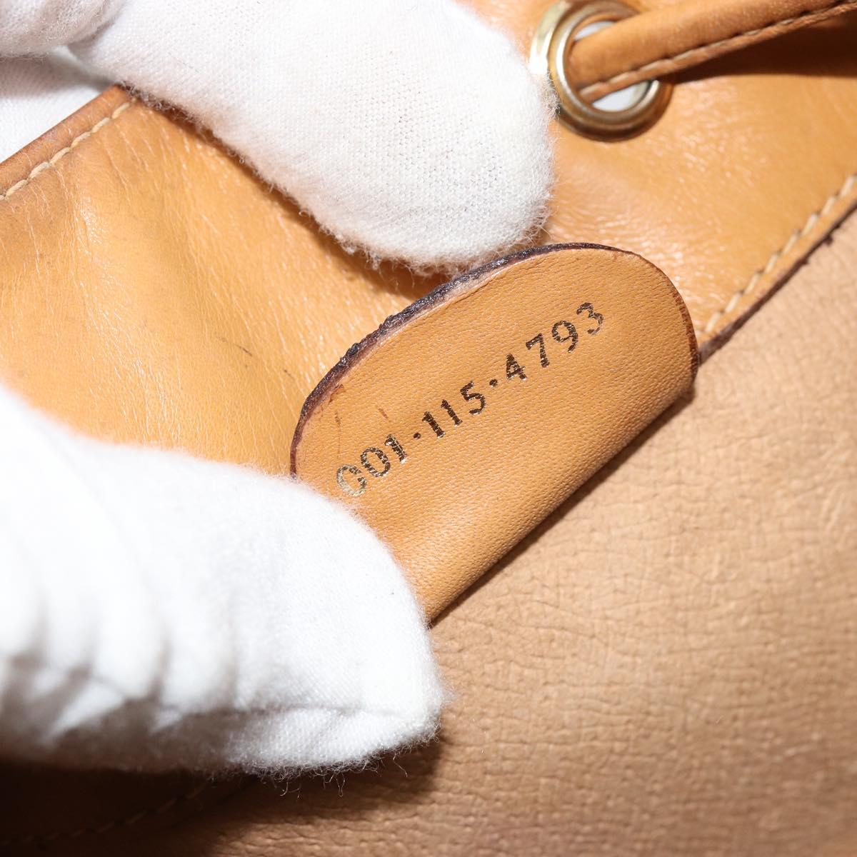 GUCCI Micro GG Supreme Web Sherry Line Bag PVC Beige 001 115 4793 Auth 182369