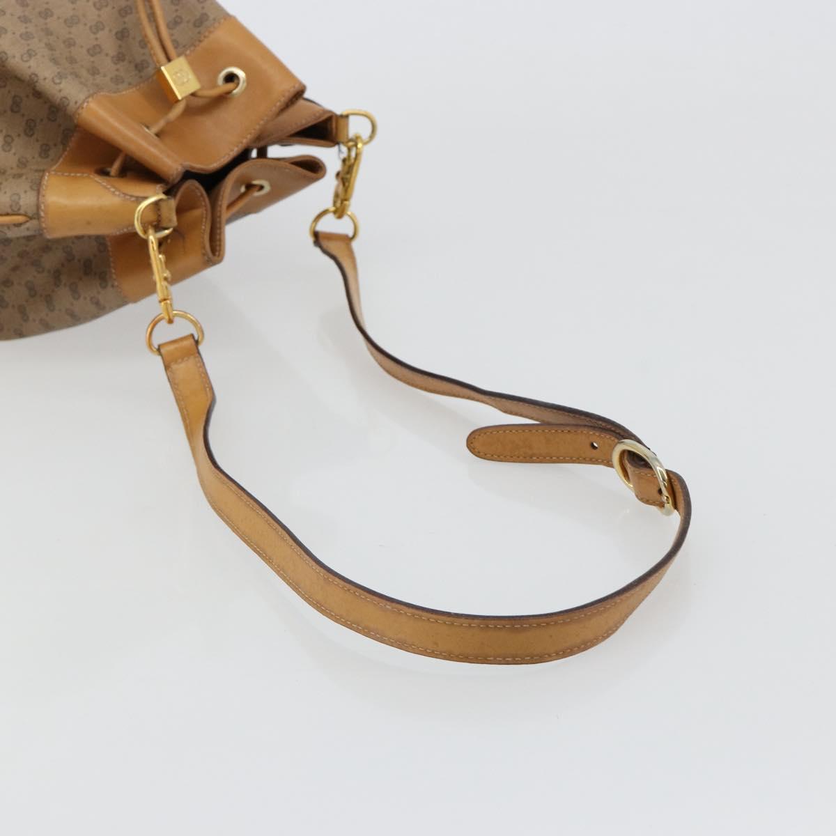 GUCCI Micro GG Supreme Web Sherry Line Bag PVC Beige 001 115 4793 Auth 182369