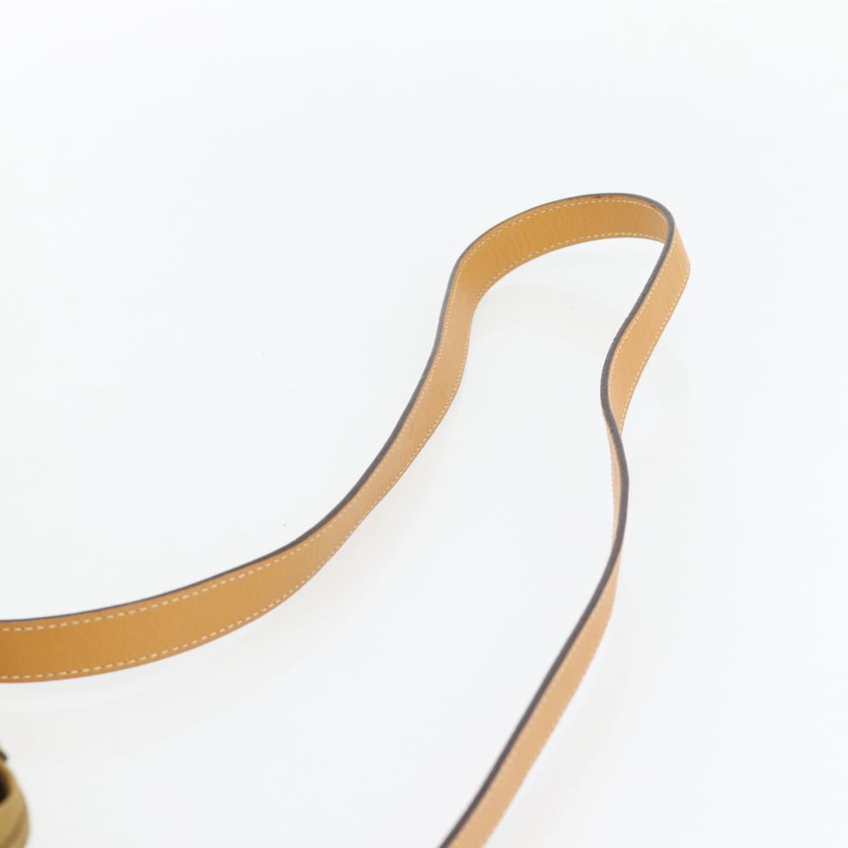 GUCCI Micro GG Supreme Shoulder Bag PVC Beige Gold 001 115 4001 Auth 182404