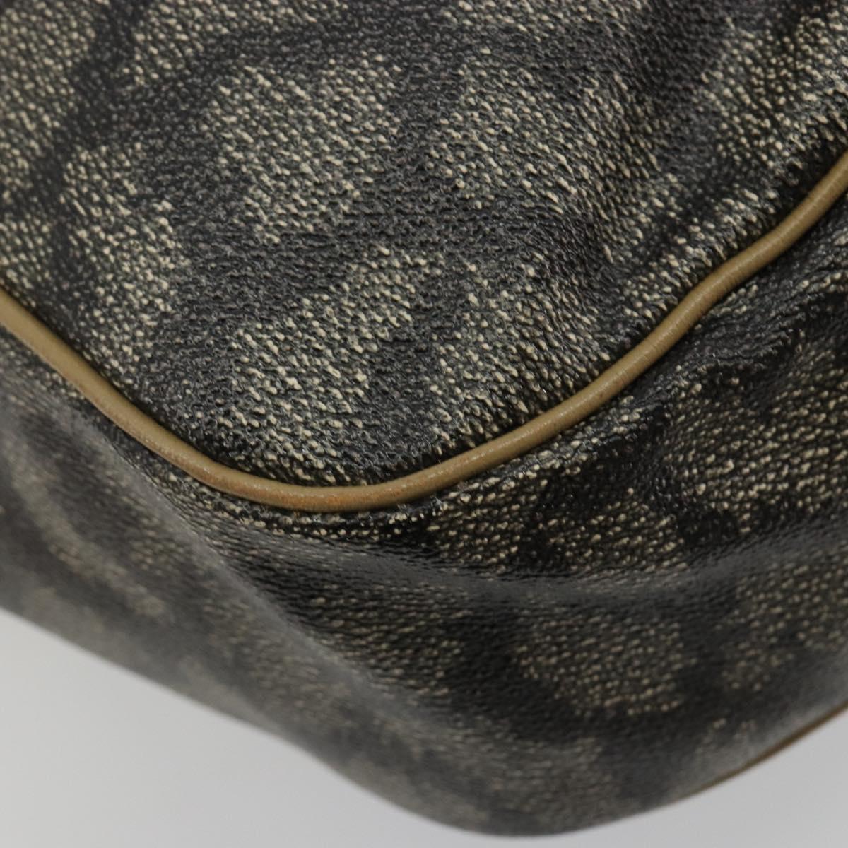 SAINT LAURENT Tote Bag PVC Canvas Brown Auth 182427