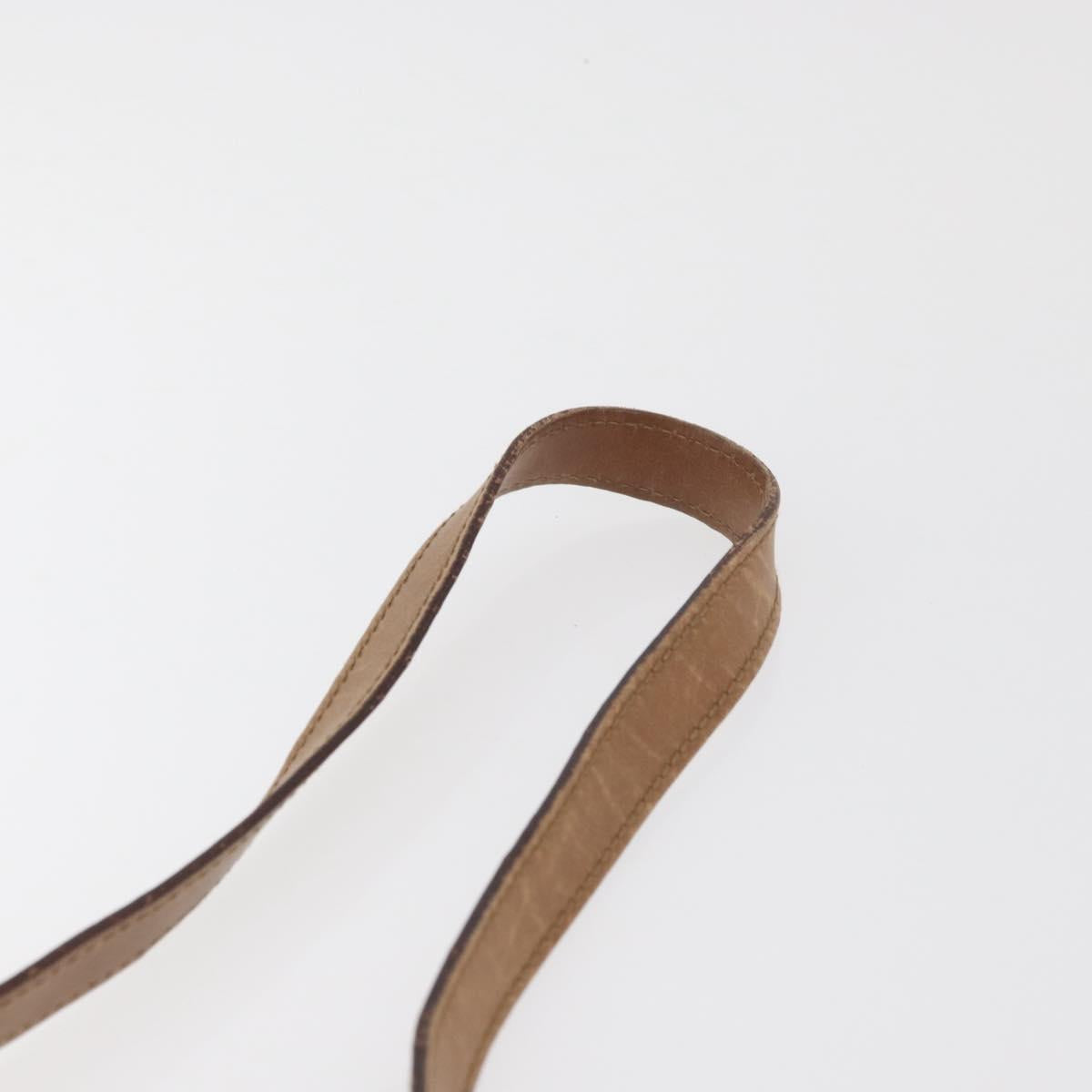 GUCCI GG Canvas Shoulder Bag Beige Gold 110292 Auth 182469