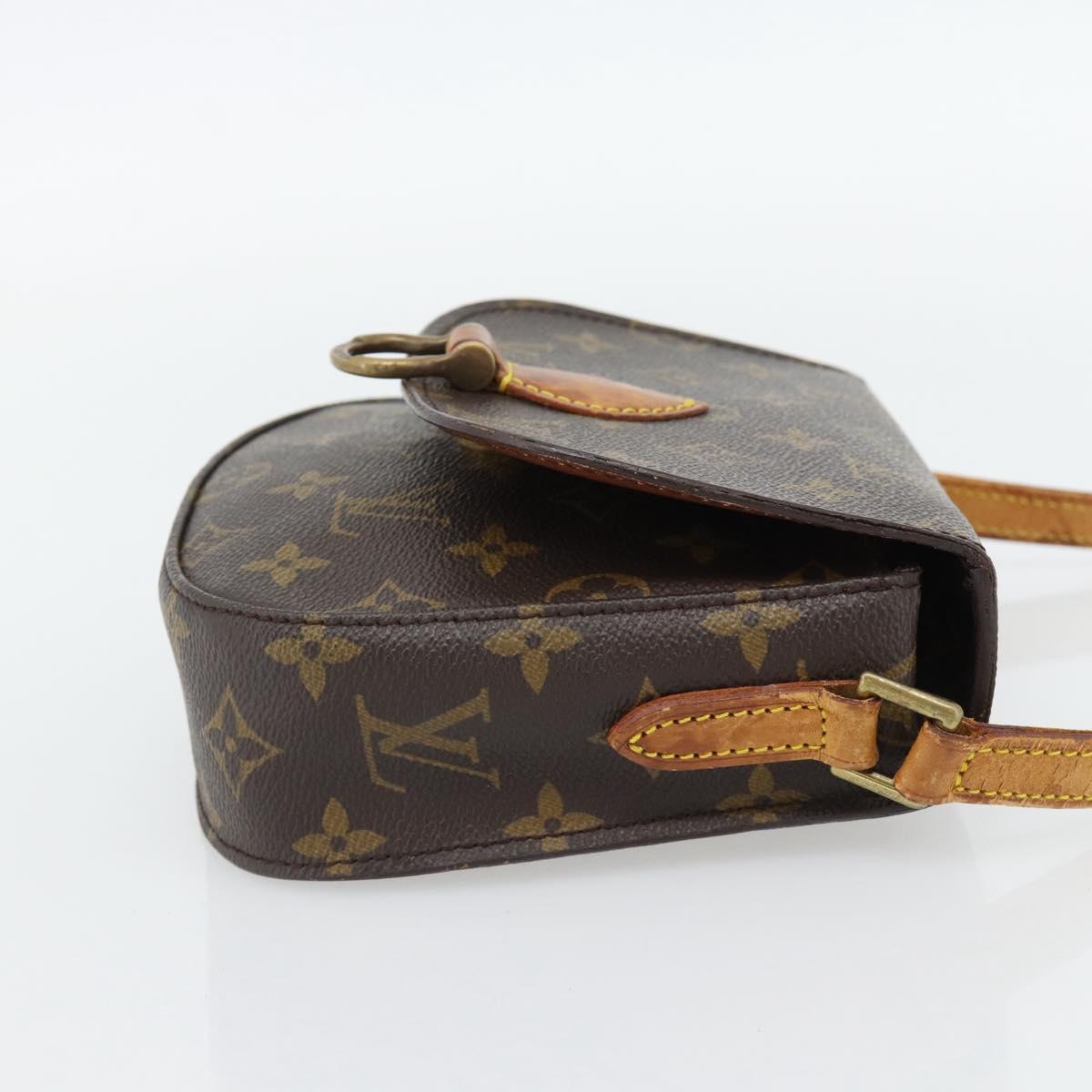 LOUIS VUITTON Monogram Saint Cloud PM Shoulder Bag M51244 LV Auth 182555