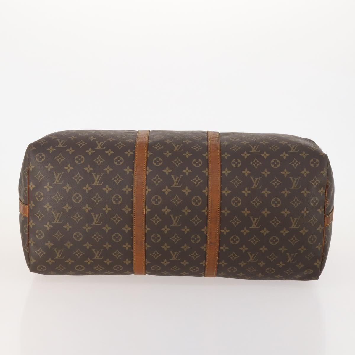 LOUIS VUITTON Monogram Keepall Bandouliere 60 Boston Bag M41412 LV Auth 182560