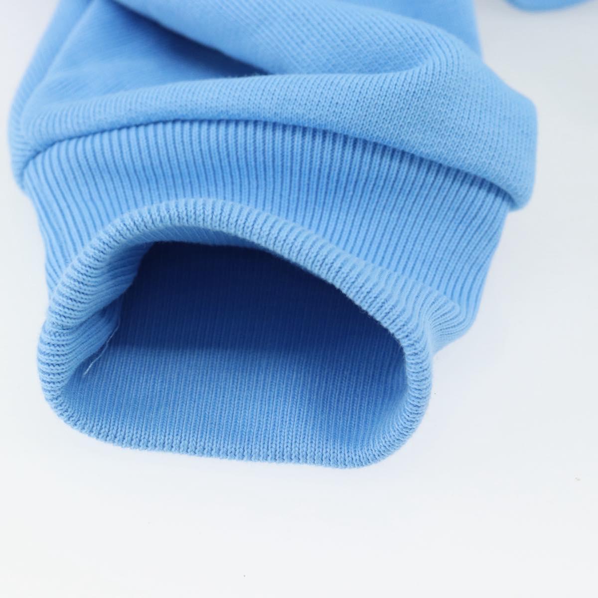 LOEWE Cropped Hoodie cotton S Light Blue Auth 182565M