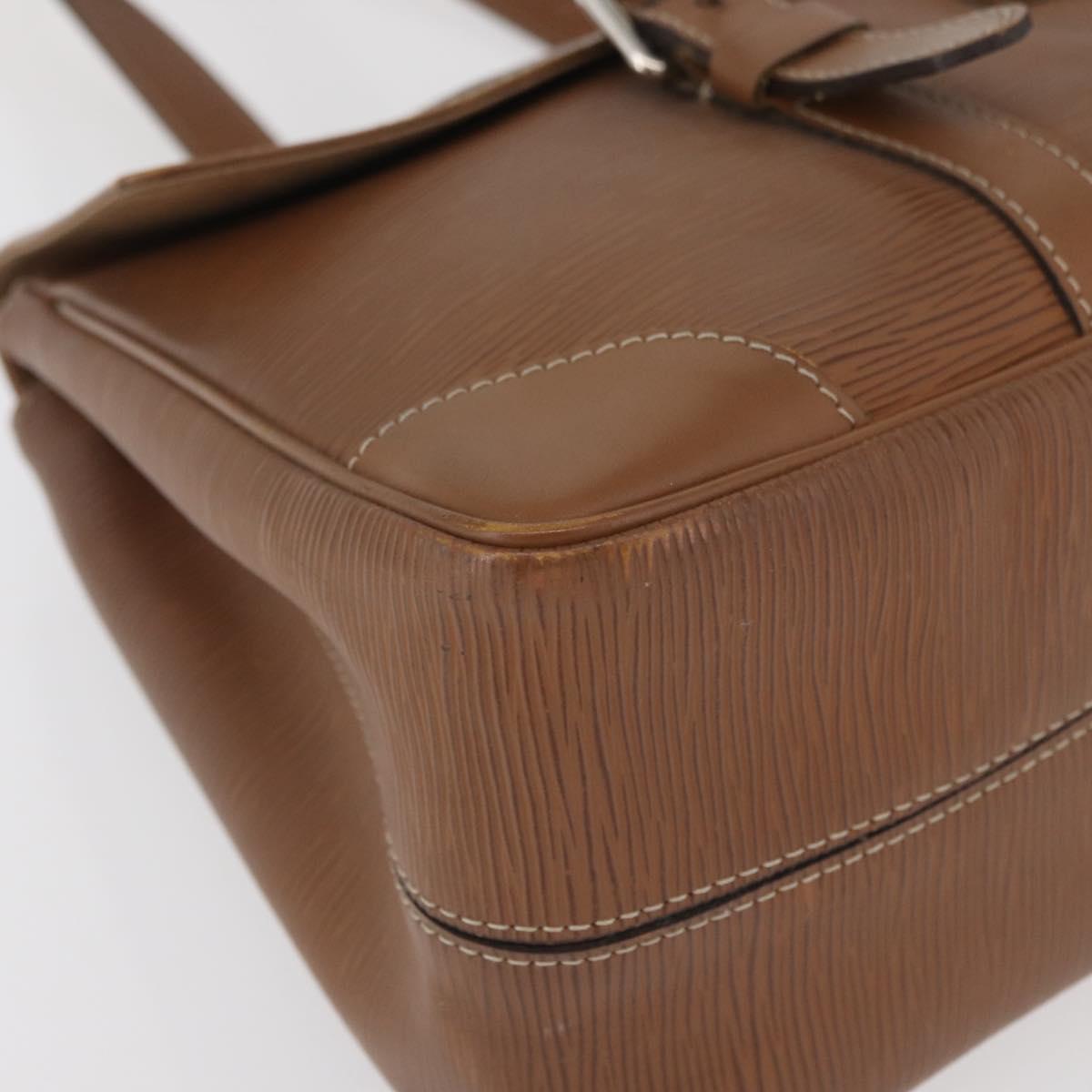 LOUIS VUITTON Epi Segur MM Shoulder Bag Brown Camel M58861 LV Auth 182606A