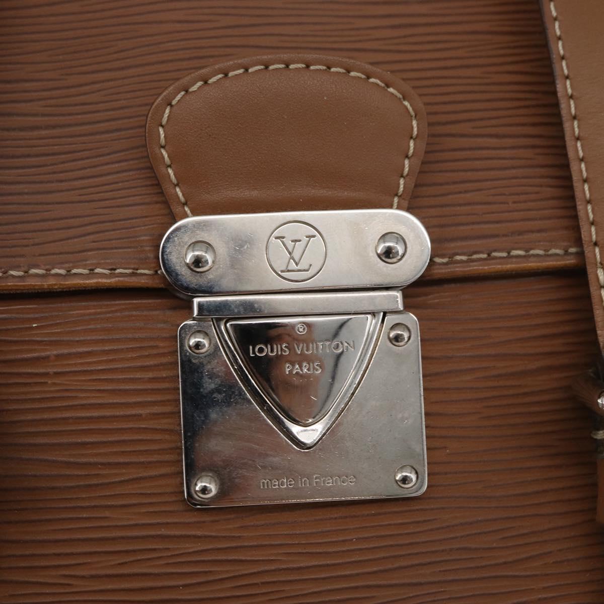 LOUIS VUITTON Epi Segur MM Shoulder Bag Brown Camel M58861 LV Auth 182606A