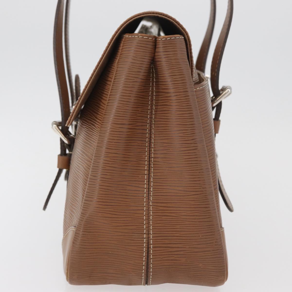 LOUIS VUITTON Epi Segur MM Shoulder Bag Brown Camel M58861 LV Auth 182606A