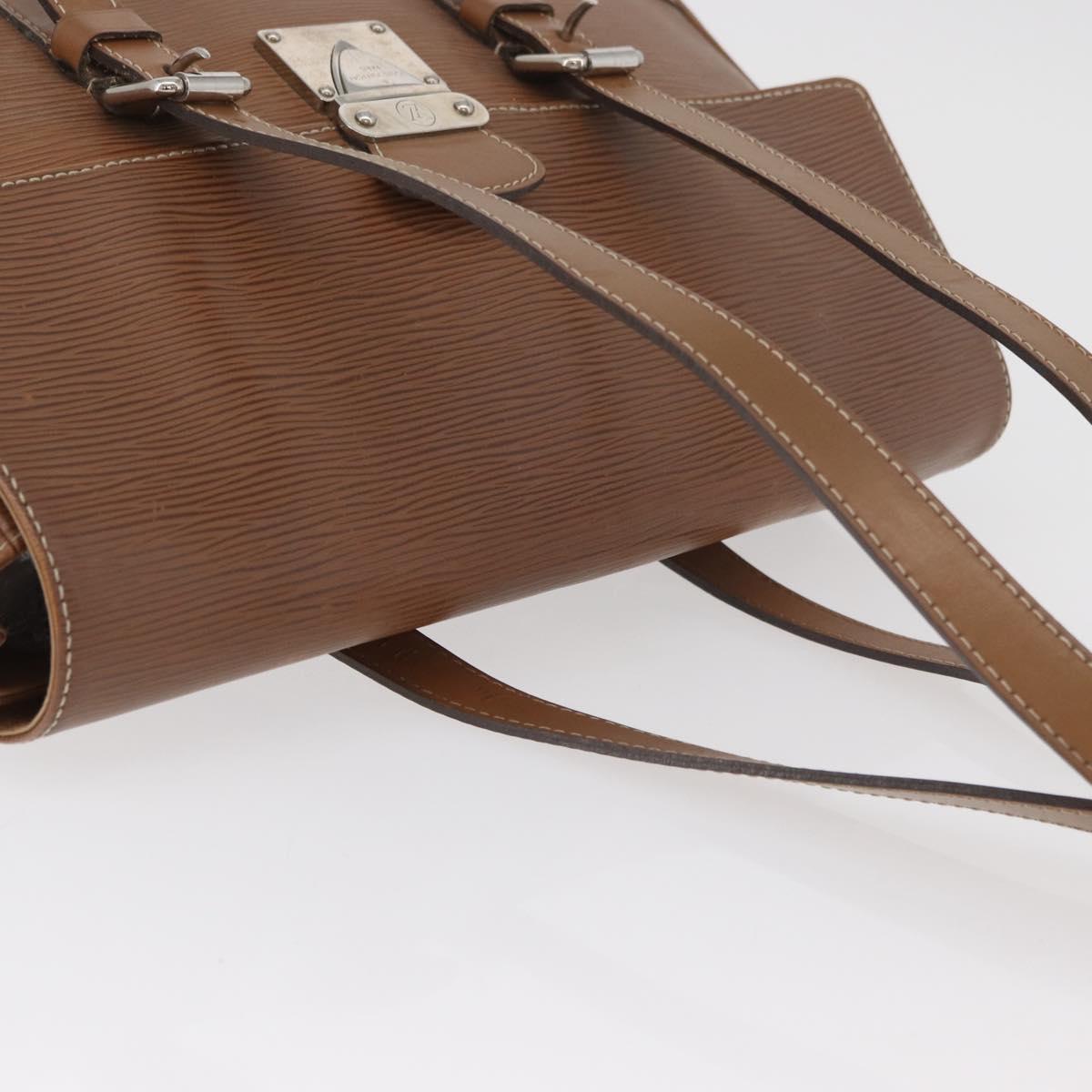 LOUIS VUITTON Epi Segur MM Shoulder Bag Brown Camel M58861 LV Auth 182606A