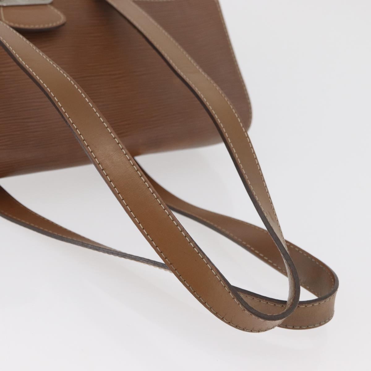 LOUIS VUITTON Epi Segur MM Shoulder Bag Brown Camel M58861 LV Auth 182606A