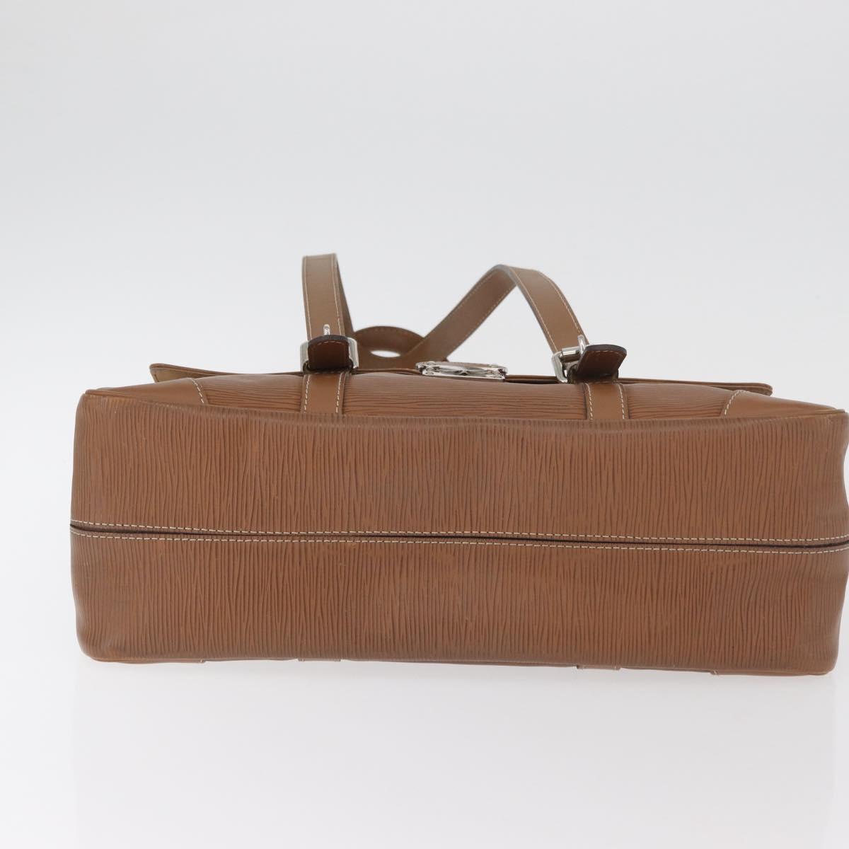 LOUIS VUITTON Epi Segur MM Shoulder Bag Brown Camel M58861 LV Auth 182606A